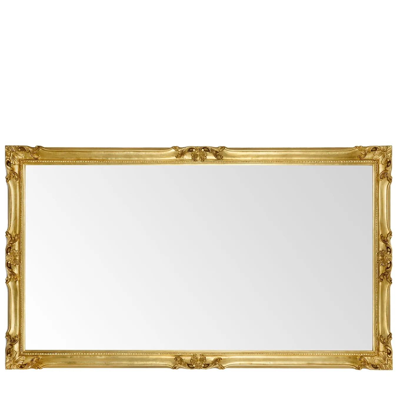 Versailles Rectangular Gold Wall Mirror