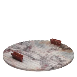 Versi marble round tray by Patricia Urquiola