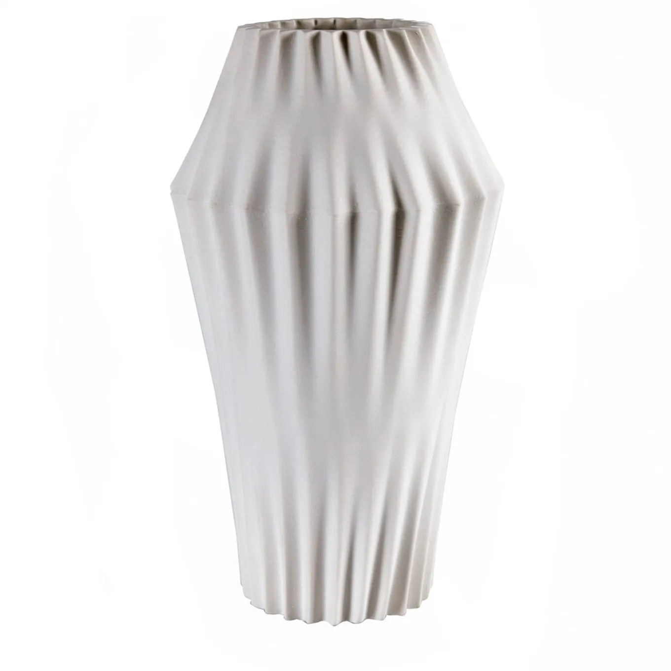 VERTIGO MEDIUM FLOWER VASE - WHITE