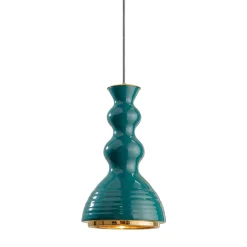 7307/VE/SC Allegra Teal Pendant Lamp