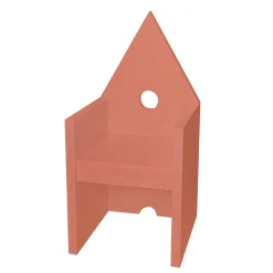 Vescovina Orange Armchair by Lanfranco Benvenuti