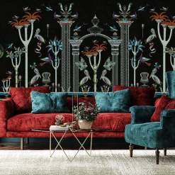 Via Salvestrina 12 Nero Mezzanotte Wallpaper