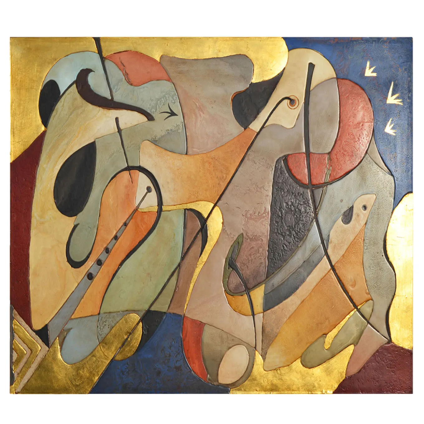 Vibrazioni Materiche e Armonie Musicali Decorative Panel