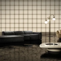 Vicious Modular Leather Black Sofa