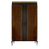 Victor 2-Door Brown Bar Cabinet