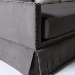 Victor Gray Fabric Daybed Sofa