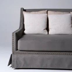 Victor Gray Fabric Daybed Sofa