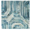 Victoria'S Artwork White And Blue Wallcovering