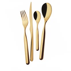 Vidal PVD Gold 75-Piece Cutlery Set with Box