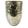 Viel silver Ceramic Vase by Gabriele Mengoni