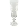 Vienna Set of 6 Etched Transparent Flutes