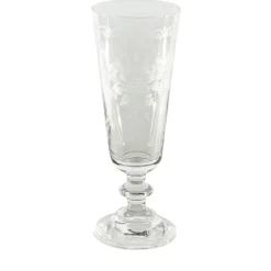 Vienna Set of 6 Etched Transparent Flutes