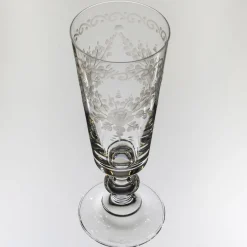 Vienna Set of 6 Etched Transparent Flutes