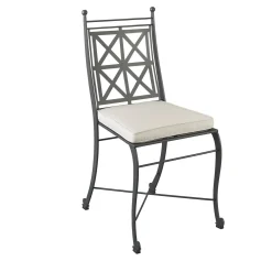 Ville Gray Steel Outdoor Chair