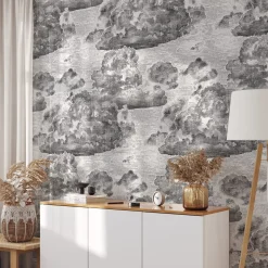 Vintage Black Cloud Wallpaper