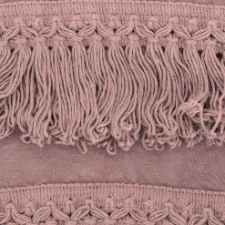 Vintage Pink Towel Set with Long Fringe