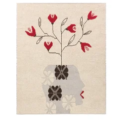 Viso e Rami Rug by Anna Godeassi