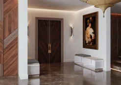 Vista Olive-Wood Bench by Michael Schoeller