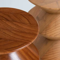 Vitis Natural Wood Stool