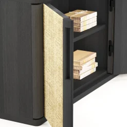 Vittorio Miel Natural Raphia Sideboard