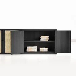Vittorio Miel Natural Raphia Sideboard