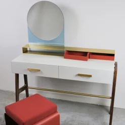 Vivian Vanity Desk with Mirror #2