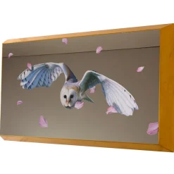 Volo Etereo Oil Painting on Wall Mirror By Giuseppe Caiafa