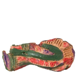 Vortex Paint on Ceramic Decorative Sculpture