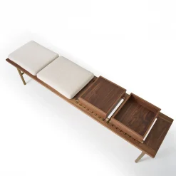 Wabi Canaletto Wood Bench