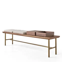 Wabi Canaletto Wood Bench