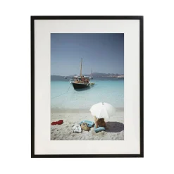 Waiting In The Shade Framed Print by Slim Aarons