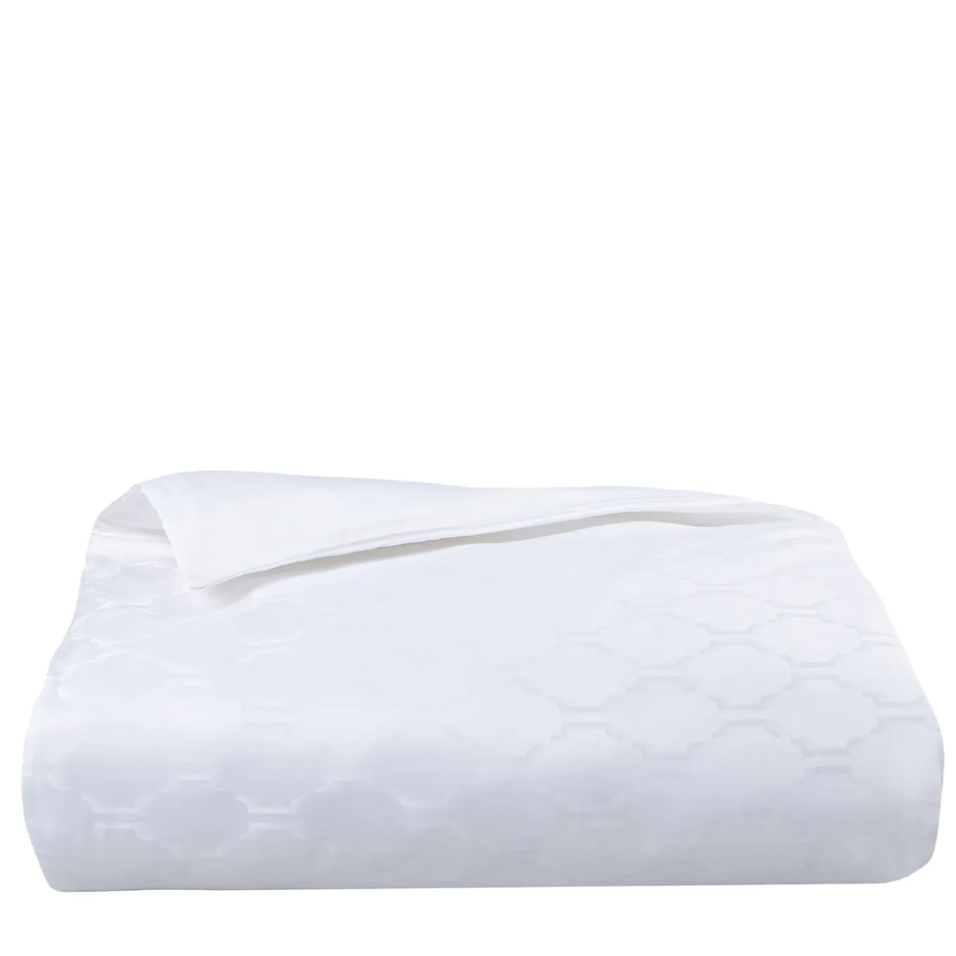 Waldorf Damask White Double Bed Duvet Cover