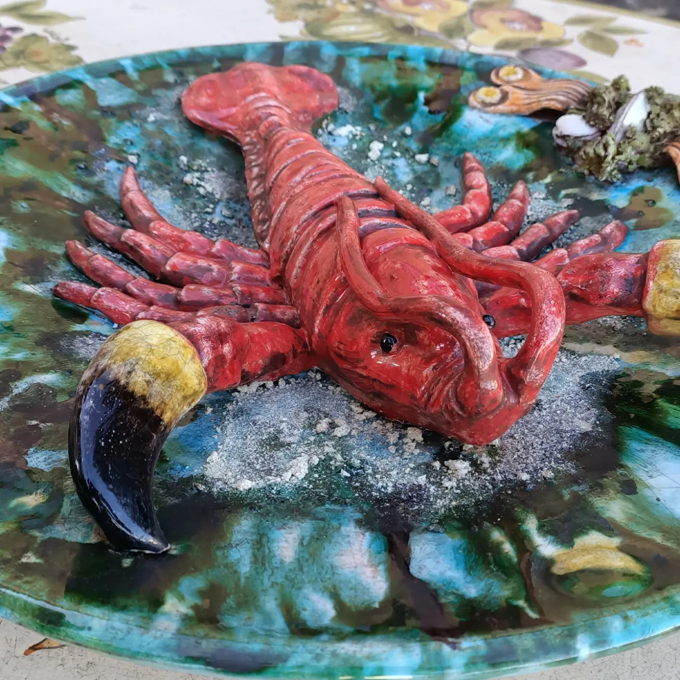 Wall Plate with Lobster