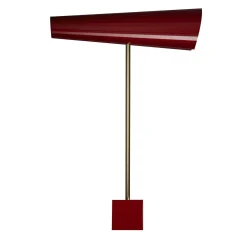 Wall-y 2-Light Red Table Lamp by Michele Reginaldi
