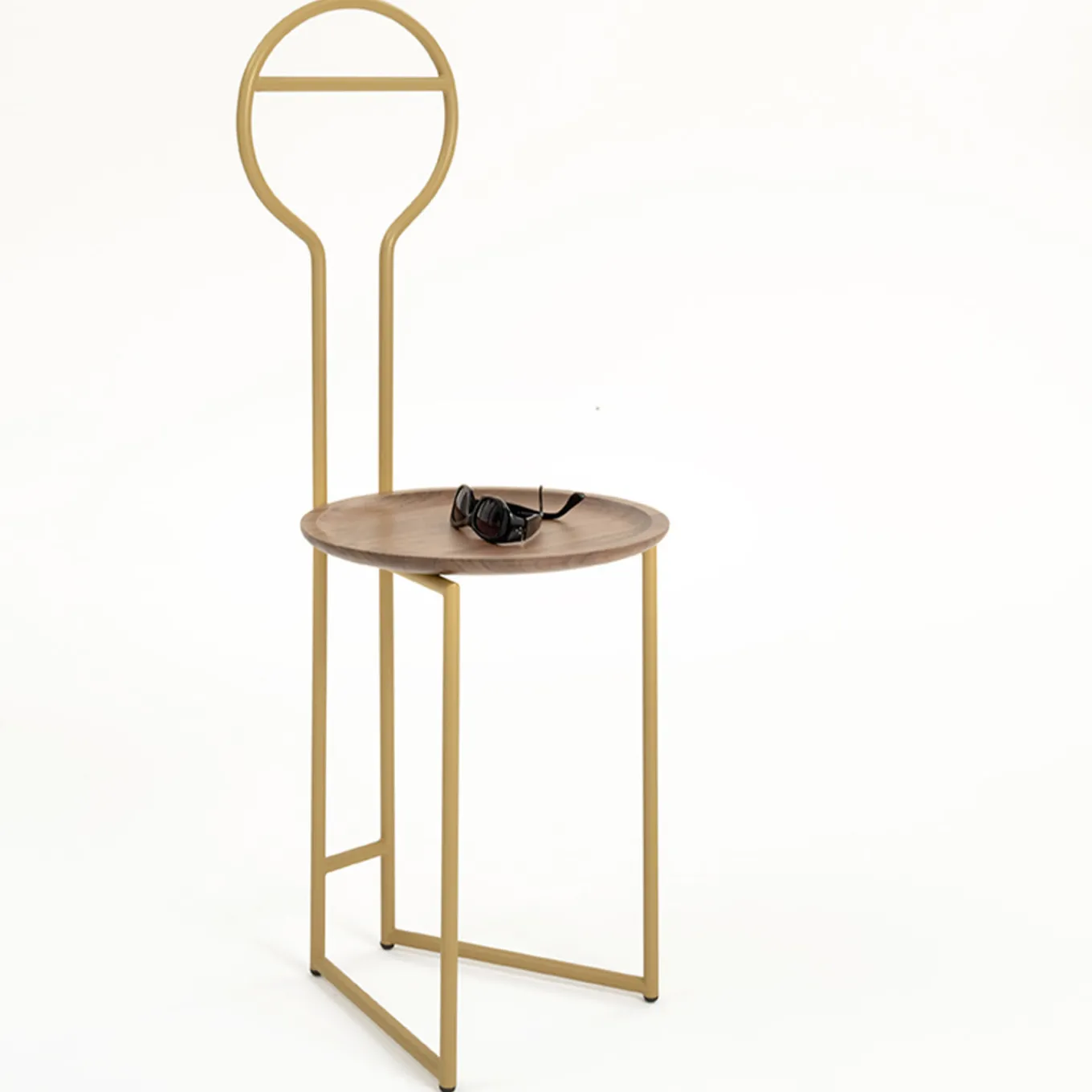 Walnut Joly Chairdrobe with Tall Backrest by Lorenz + Kaz