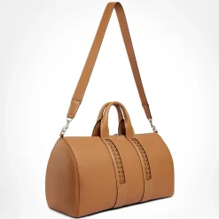 Walnut Leather Duffle Bag