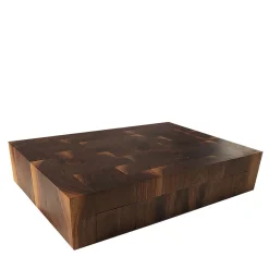 Walnut Wood Cutting Board with Drawer