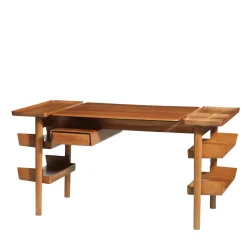 Walnut Wood Writing Desk by Gianni Albricci
