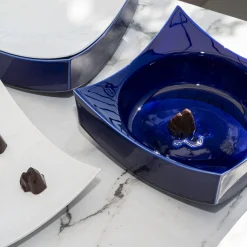 Wave Blue & White Bonbon Bowl by Cristian Visentin