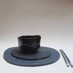 We Are Family Set of 2 Plates and Chopsticks