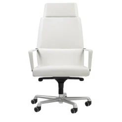 Web President High Back Armchair With Headrest And Arms