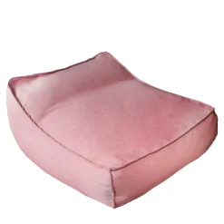 West Cay Pink fabric Outdoor pouf