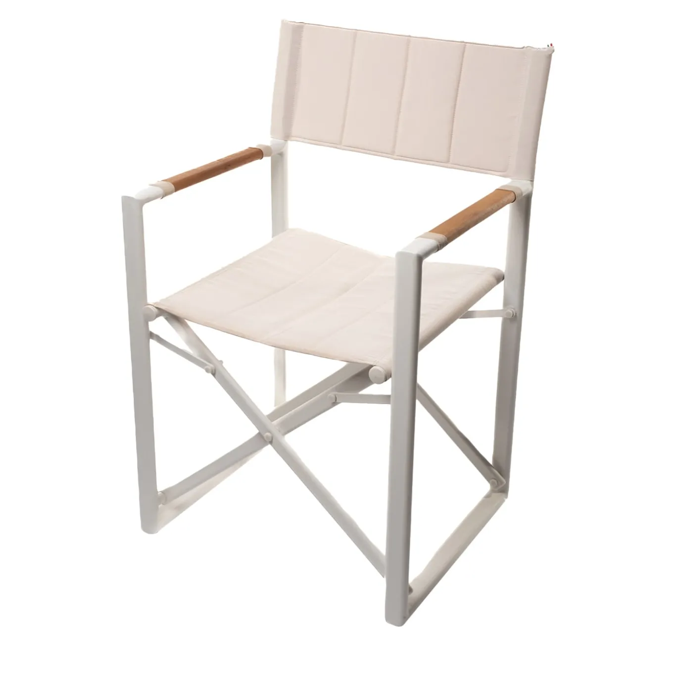 White Aluminum Director's Chair