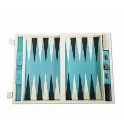 White Backgammon Box Game
