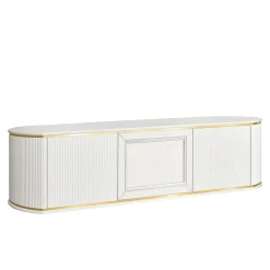 White Bathroom Cabinet with 2 Doors & 1 Drawer