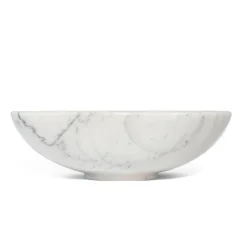 White Carrara Marble Fruit Bowl