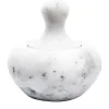 White Carrara Marble Nutcracker Pestle