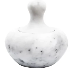 White Carrara Marble Nutcracker Pestle