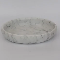 White Carrara Marble Vide Poche