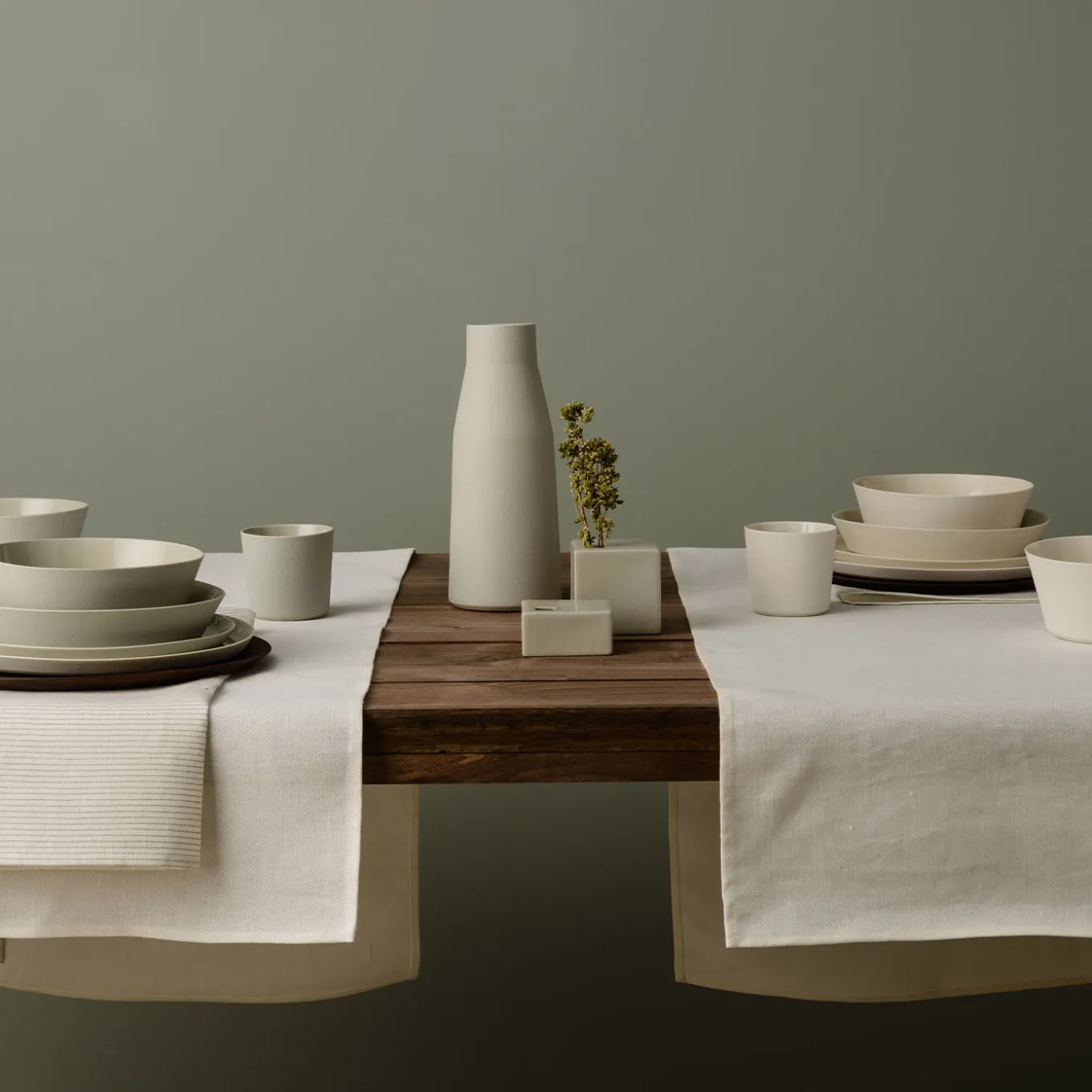 White Ceramic Vase or Carafe